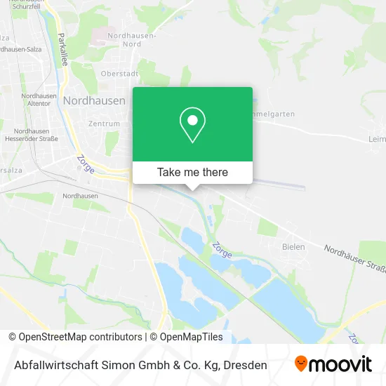 Карта Abfallwirtschaft Simon Gmbh & Co. Kg