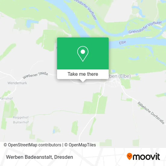 Карта Werben Badeanstalt