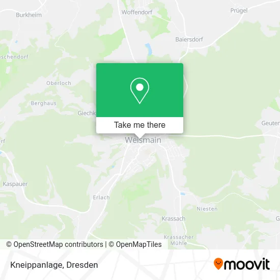 Карта Kneippanlage