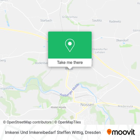 Карта Imkerei Und Imkereibedarf Steffen Wittig