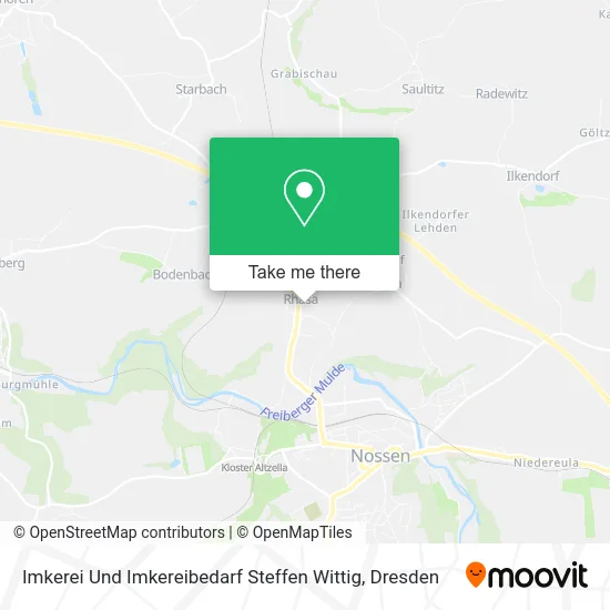 Карта Imkerei Und Imkereibedarf Steffen Wittig