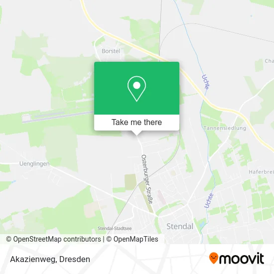 Akazienweg map