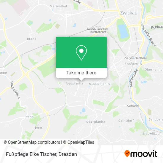 Карта Fußpflege Elke Tischer