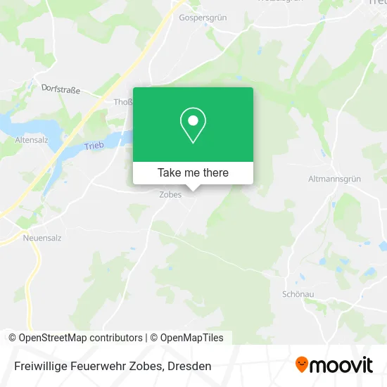Карта Freiwillige Feuerwehr Zobes