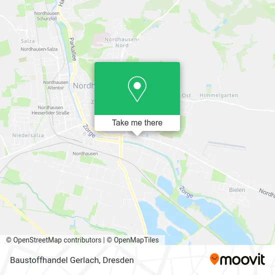 Карта Baustoffhandel Gerlach