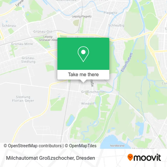 Карта Milchautomat Großzschocher