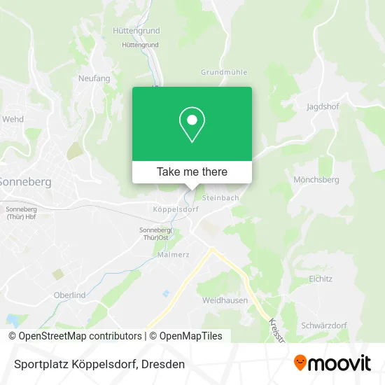 Карта Sportplatz Köppelsdorf