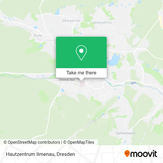Карта Hautzentrum Ilmenau