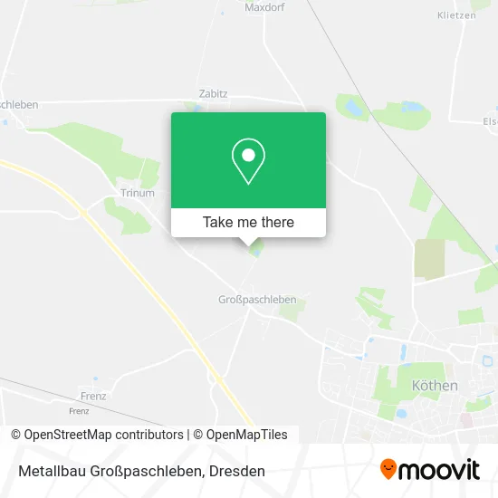 Карта Metallbau Großpaschleben