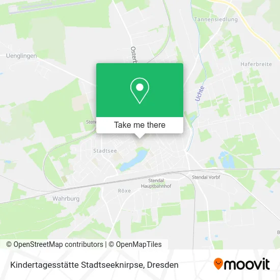 Карта Kindertagesstätte Stadtseeknirpse