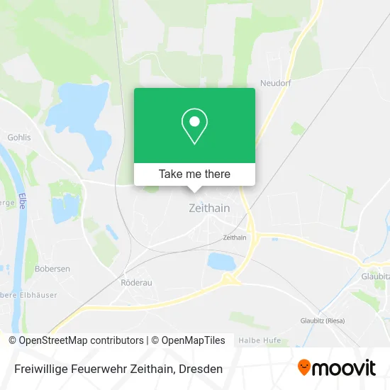 Карта Freiwillige Feuerwehr Zeithain