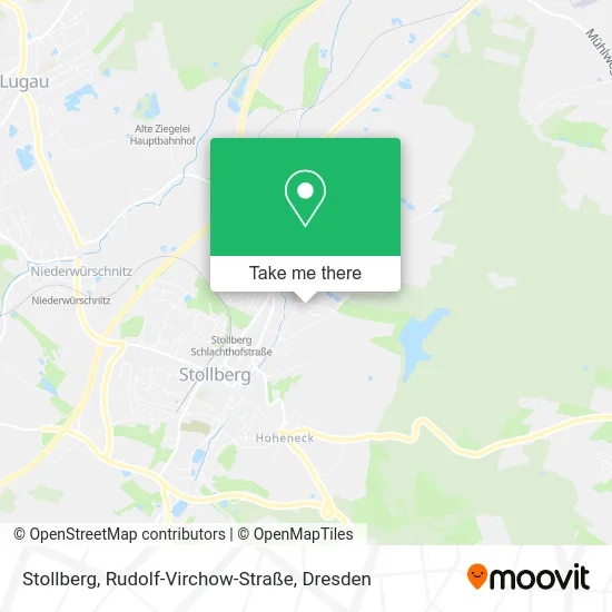 Карта Stollberg, Rudolf-Virchow-Straße