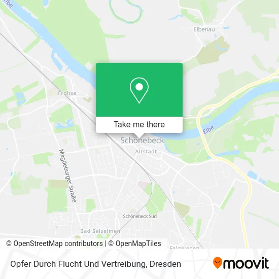 Карта Opfer Durch Flucht Und Vertreibung