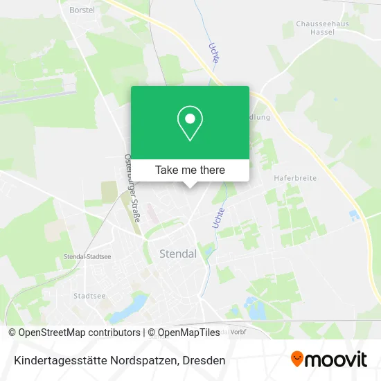 Карта Kindertagesstätte Nordspatzen