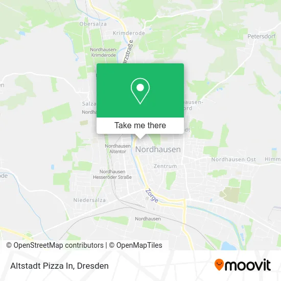 Карта Altstadt Pizza In
