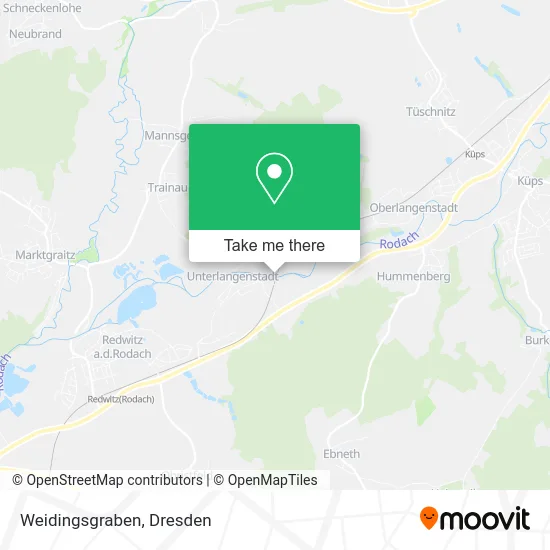 Карта Weidingsgraben