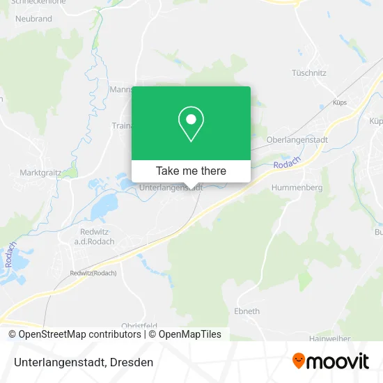 Карта Unterlangenstadt