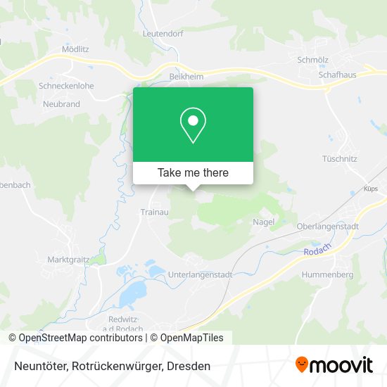 Карта Neuntöter, Rotrückenwürger