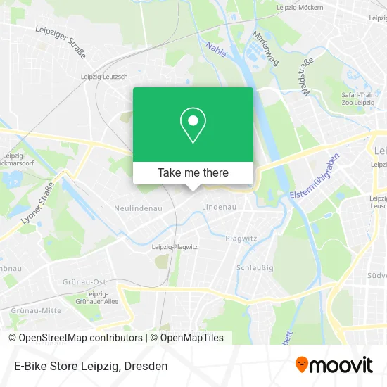 Карта E-Bike Store Leipzig