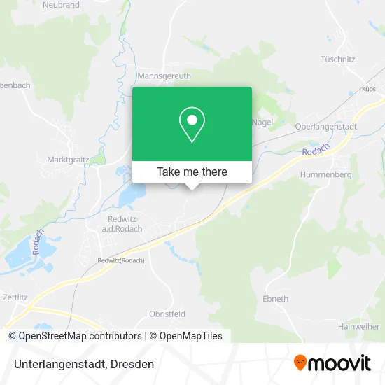 Карта Unterlangenstadt