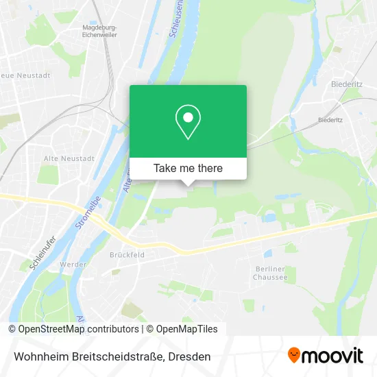 Карта Wohnheim Breitscheidstraße