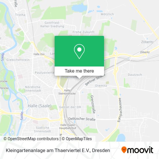 Карта Kleingartenanlage am Thaerviertel E.V.