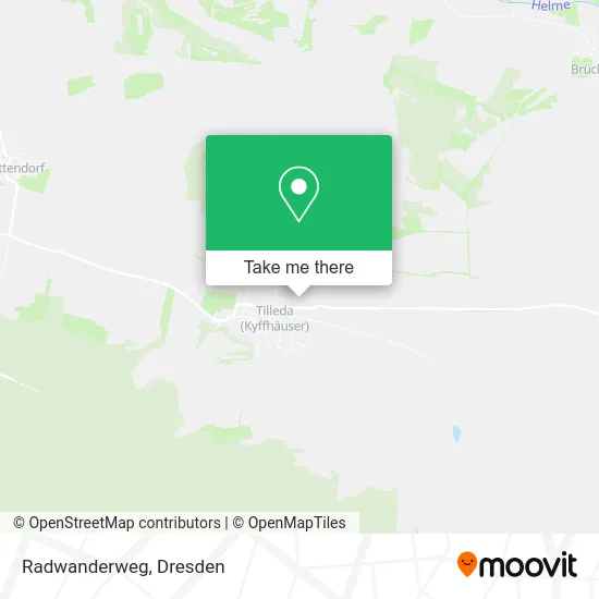 Карта Radwanderweg