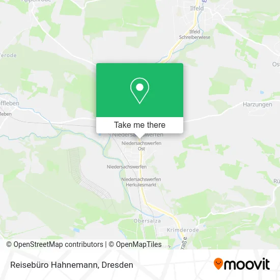 Карта Reisebüro Hahnemann