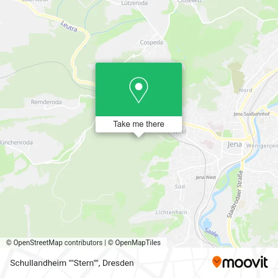 Карта Schullandheim ""Stern""