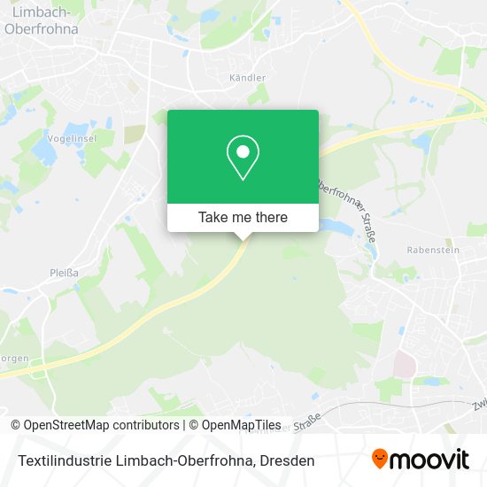 Карта Textilindustrie Limbach-Oberfrohna