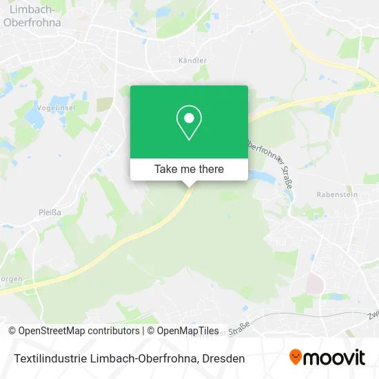Карта Textilindustrie Limbach-Oberfrohna