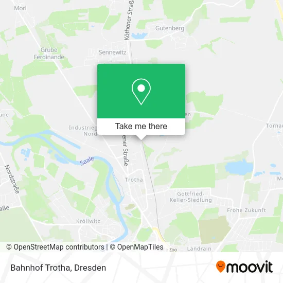 Карта Bahnhof Trotha