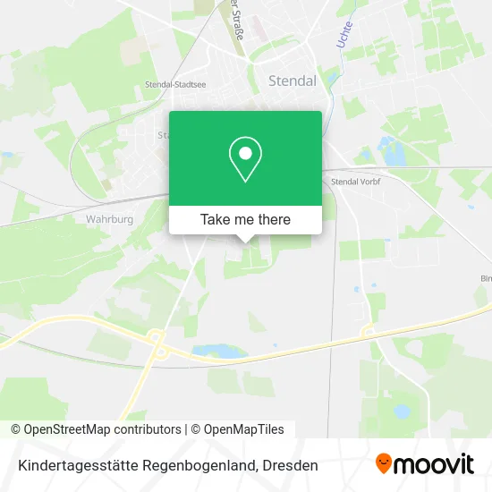 Карта Kindertagesstätte Regenbogenland