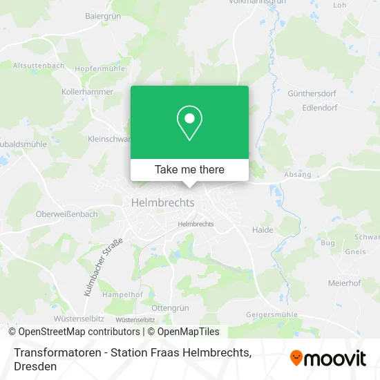 Карта Transformatoren - Station Fraas Helmbrechts