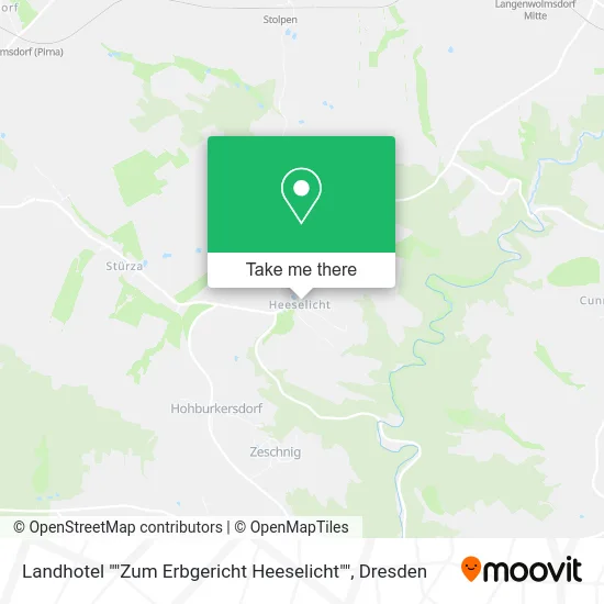 Карта Landhotel ""Zum Erbgericht Heeselicht""