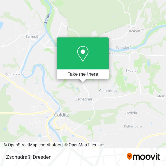 Карта Zschadraß
