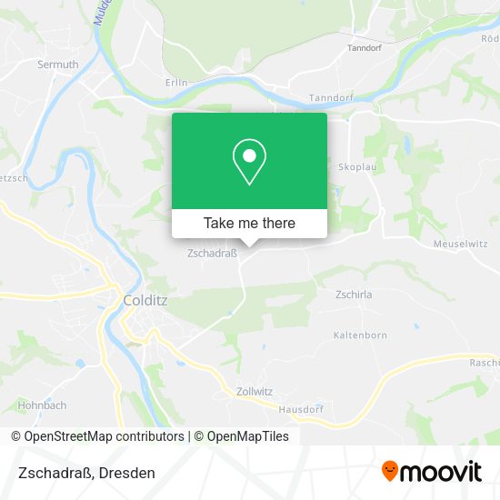 Карта Zschadraß
