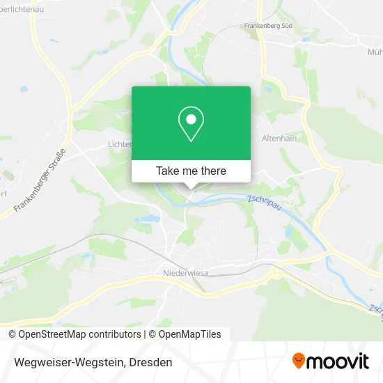 Карта Wegweiser-Wegstein