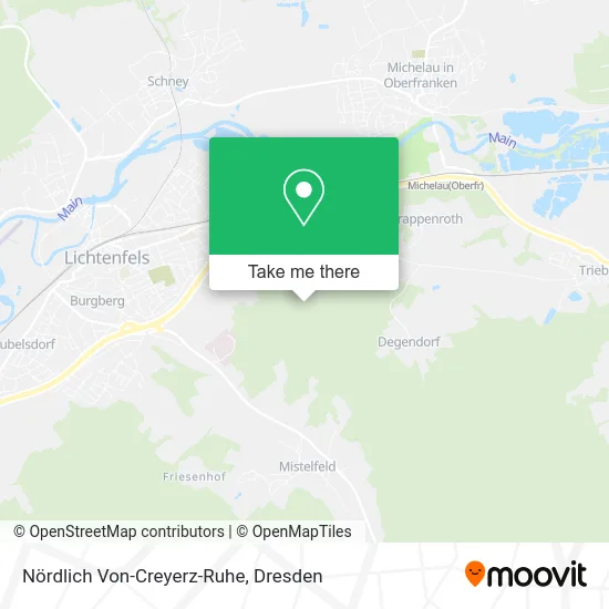 Карта Nördlich Von-Creyerz-Ruhe