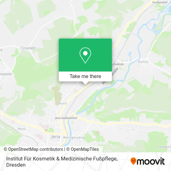 Карта Institut Für Kosmetik & Medizinische Fußpflege