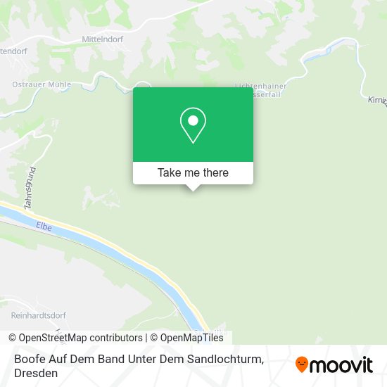 Карта Boofe Auf Dem Band Unter Dem Sandlochturm