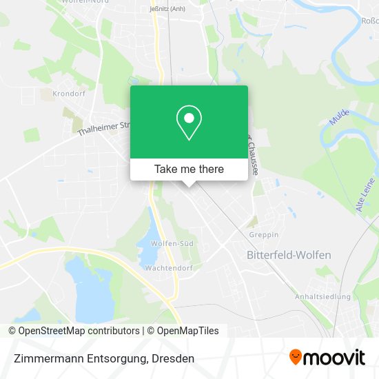 Карта Zimmermann Entsorgung