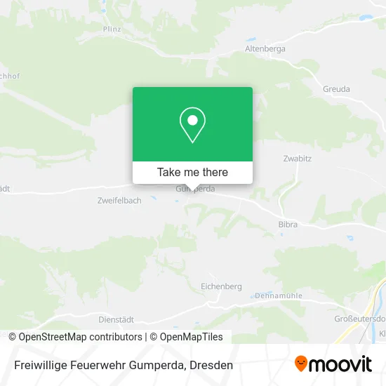 Карта Freiwillige Feuerwehr Gumperda