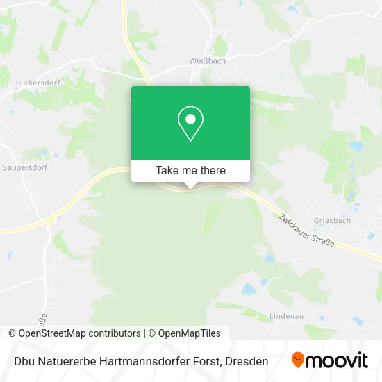 Карта Dbu Natuererbe Hartmannsdorfer Forst