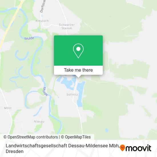 Карта Landwirtschaftsgesellschaft Dessau-Mildensee Mbh