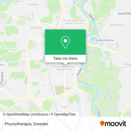 Physiotherapie map