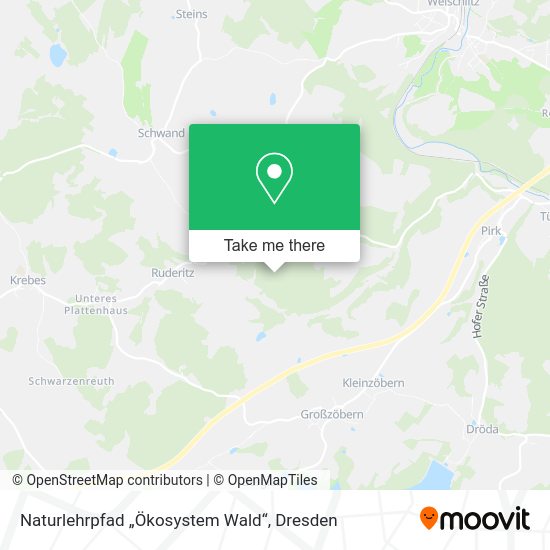 Карта Naturlehrpfad „Ökosystem Wald“