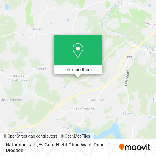 Карта Naturlehrpfad „Es Geht Nicht Ohne Wald, Denn …“