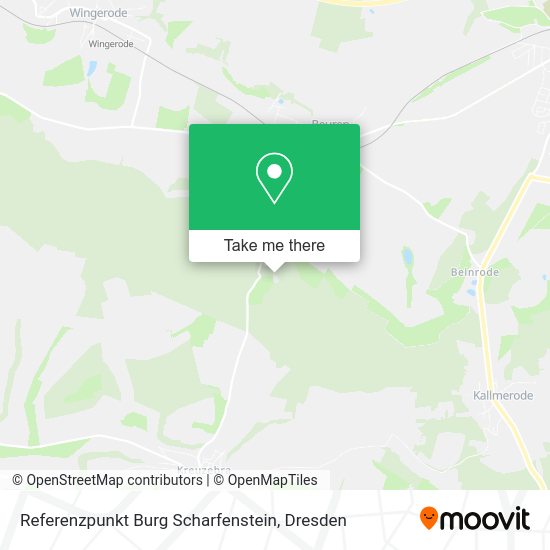 Карта Referenzpunkt Burg Scharfenstein