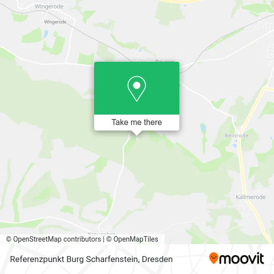 Карта Referenzpunkt Burg Scharfenstein